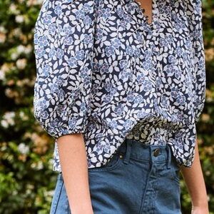 THE GREAT. The Ravine Top in Morning Flowers. Size 0. 💙